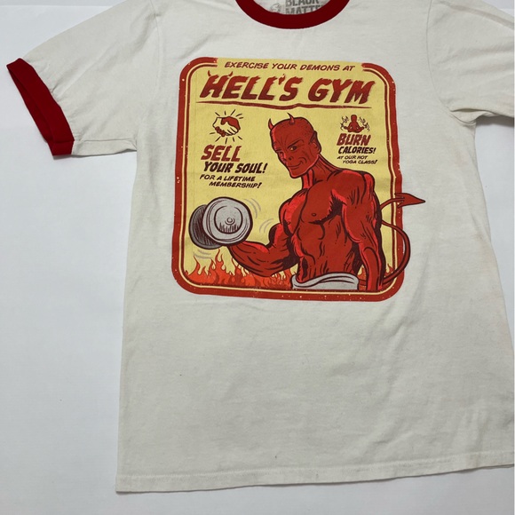 Black Matter - Y2K Hells Gym tee - size small - Picture 7 of 11